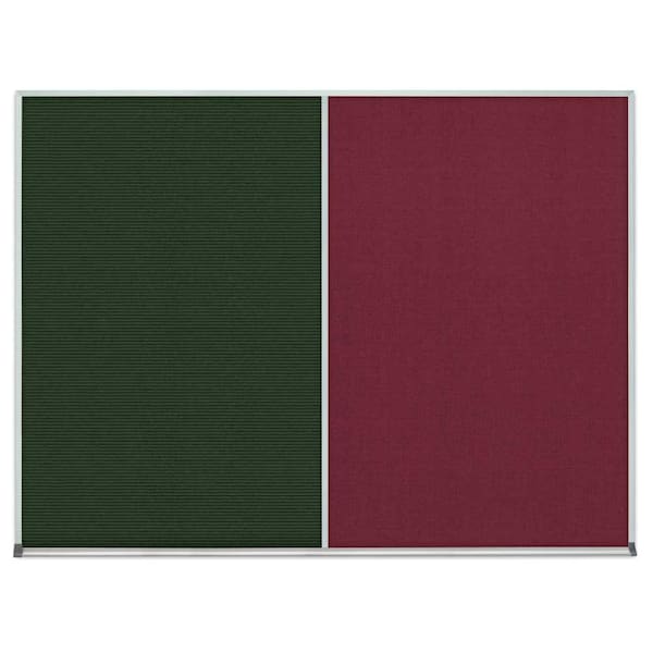 Single Door Radius Corkboard, 24"x36", Bla, UV7001RC-BLACK-BUFF